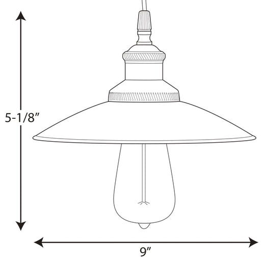 Progress Lighting Archives Collection One-Light Mini-Pendant (P5161-20)