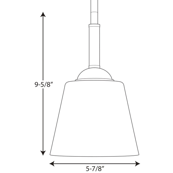 Progress Lighting Arden Collection One-Light Mini-Pendant (P5092-09)