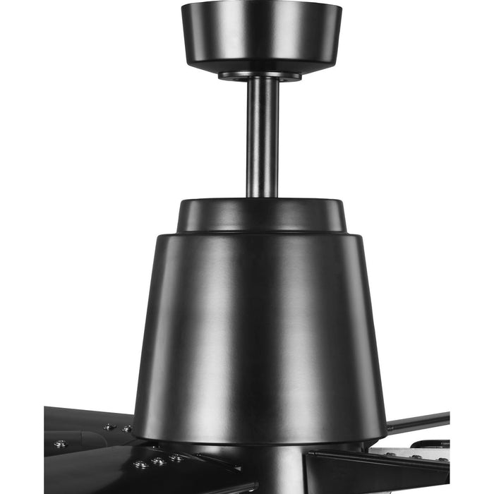 Progress Lighting Arlo Collection 60 Inch Indoor/Outdoor Six-Blade Black Ceiling Fan 3000K (P250026-031-30)