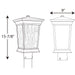 Progress Lighting Arrive Collection One-Light Post Lantern 3000K (P6427-3130K9)