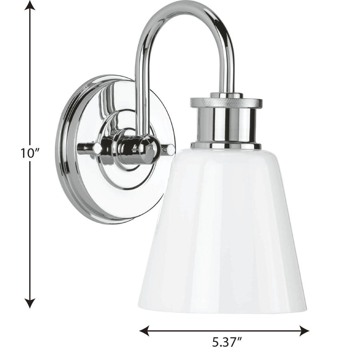 Progress Lighting Ashford Collection 1 Light 100W Medium Base Bath And Vanity Fixture (P300314-015)