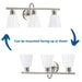 Progress Lighting Ashford Collection 3 Light 100W Medium Base Bath And Vanity Fixture (P300316-009)