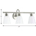 Progress Lighting Ashford Collection 3 Light 100W Medium Base Bath And Vanity Fixture (P300316-009)