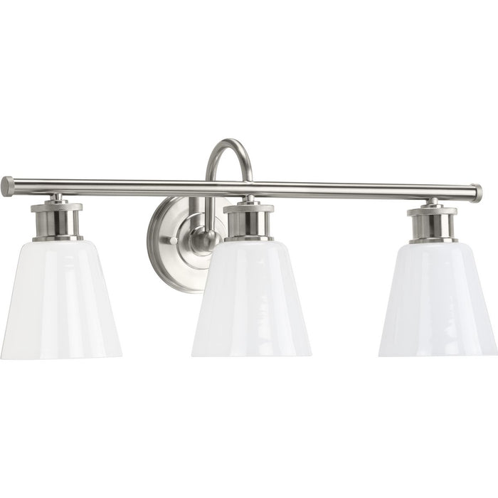Progress Lighting Ashford Collection 3 Light 100W Medium Base Bath And Vanity Fixture (P300316-009)