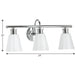 Progress Lighting Ashford Collection 3 Light 100W Medium Base Bath And Vanity Fixture (P300316-015)