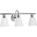Progress Lighting Ashford Collection 3 Light 100W Medium Base Bath And Vanity Fixture (P300316-015)