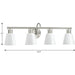 Progress Lighting Ashford Collection 4 Light 100W Medium Base Bath And Vanity Fixture (P300317-009)