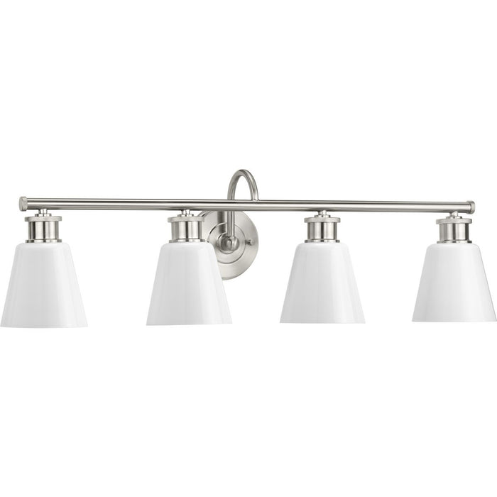 Progress Lighting Ashford Collection 4 Light 100W Medium Base Bath And Vanity Fixture (P300317-009)
