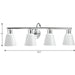 Progress Lighting Ashford Collection 4 Light 100W Medium Base Bath And Vanity Fixture (P300317-015)