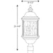 Progress Lighting Ashmore Collection Three-Light Post Lantern (P5450-20)