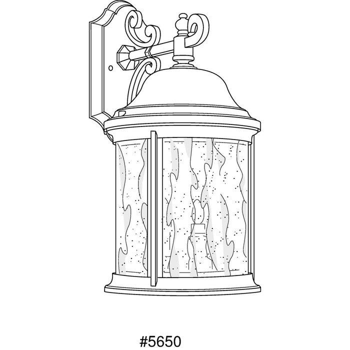 Progress Lighting Ashmore Collection Three-Light Wall Lantern (P5650-20)