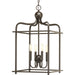 Progress Lighting Assembly Hall Collection Four-Light Foyer Pendant (P500036-020)