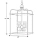 Progress Lighting Assembly Hall Collection Six-Light Foyer Pendant (P500037-009)