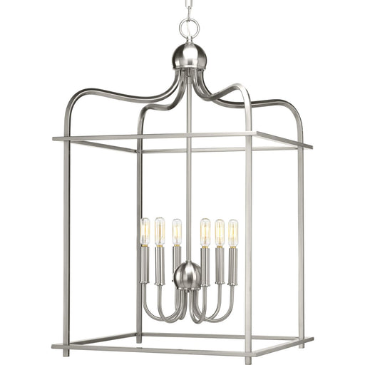Progress Lighting Assembly Hall Collection Six-Light Foyer Pendant (P500037-009)