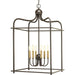 Progress Lighting Assembly Hall Collection Six-Light Foyer Pendant (P500037-020)