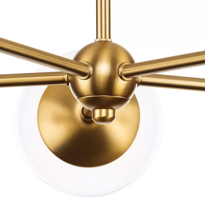 Progress Lighting Atwell Collection 60W Five-Light Chandelier Brushed Bronze (P400325-109)