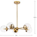 Progress Lighting Atwell Collection 60W Five-Light Chandelier Brushed Bronze (P400325-109)