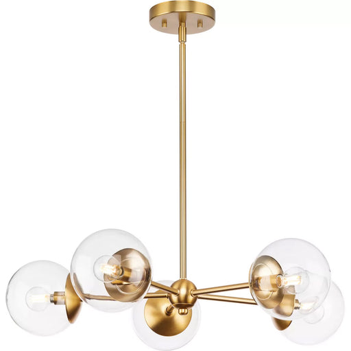 Progress Lighting Atwell Collection 60W Five-Light Chandelier Brushed Bronze (P400325-109)