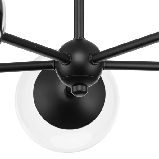 Progress Lighting Atwell Collection 60W Five-Light Chandelier Matte Black (P400325-31M)