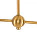 Progress Lighting Atwell Collection 60W Four-Light Linear Chandelier Brushed Bronze (P400326-109)