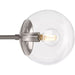 Progress Lighting Atwell Collection 60W Four-Light Linear Chandelier Brushed Nickel (P400326-009)