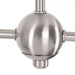 Progress Lighting Atwell Collection 60W Four-Light Linear Chandelier Brushed Nickel (P400326-009)