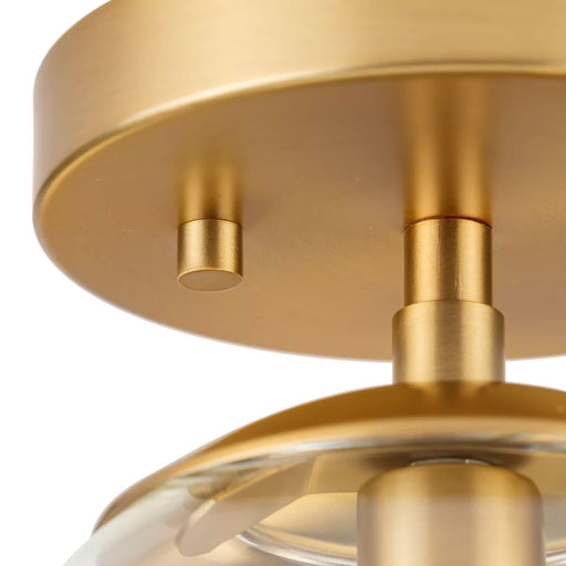 Progress Lighting Atwell Collection 60W One-Light Semi-Flush Mount Fixture Brushed Bronze (P350234-109)