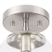 Progress Lighting Atwell Collection 60W One-Light Semi-Flush Mount Fixture Brushed Nickel (P350234-009)