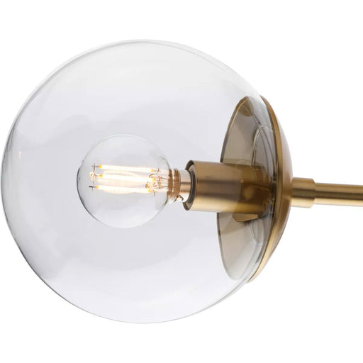 Progress Lighting Atwell Collection 60W Three-Light Semi-Flush Mount Fixture Brushed Bronze (P350235-109)