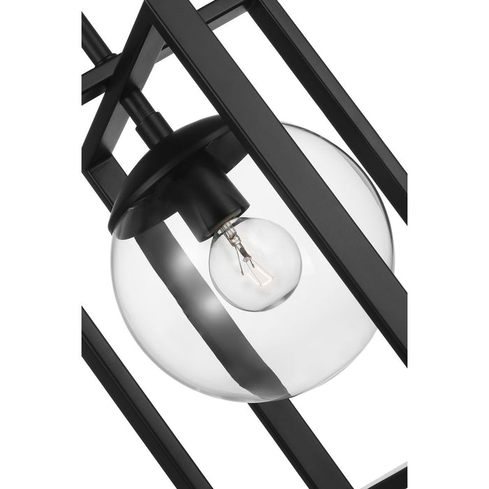 Progress Lighting Atwell Collection Black One-Light Pendant (P500283-031)