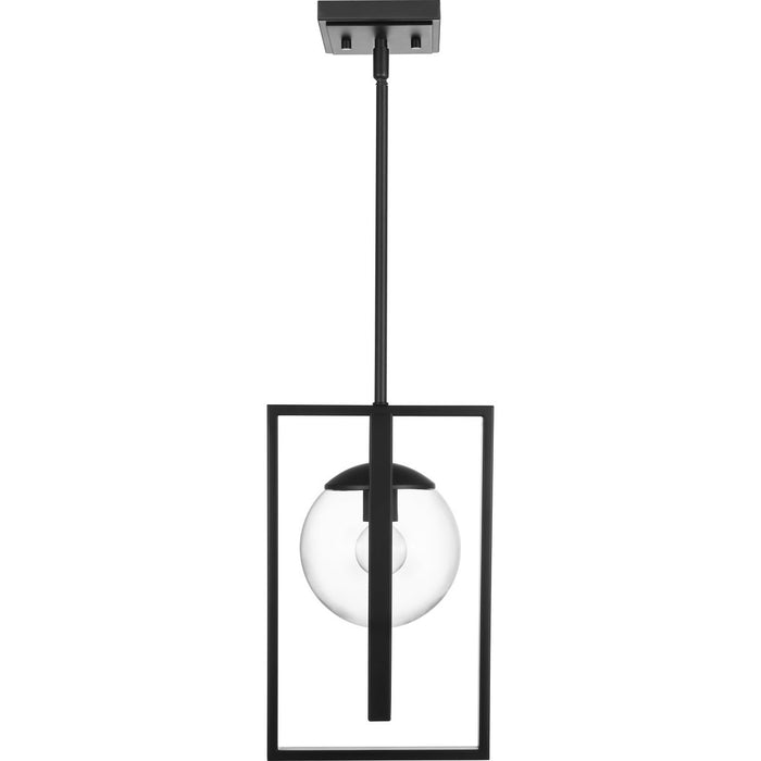 Progress Lighting Atwell Collection Black One-Light Pendant (P500283-031)