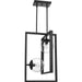 Progress Lighting Atwell Collection Black Two-Light Pendant (P500284-031)