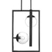 Progress Lighting Atwell Collection Black Two-Light Pendant (P500284-031)