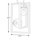 Progress Lighting Atwell Collection Black Two-Light Pendant (P500284-031)