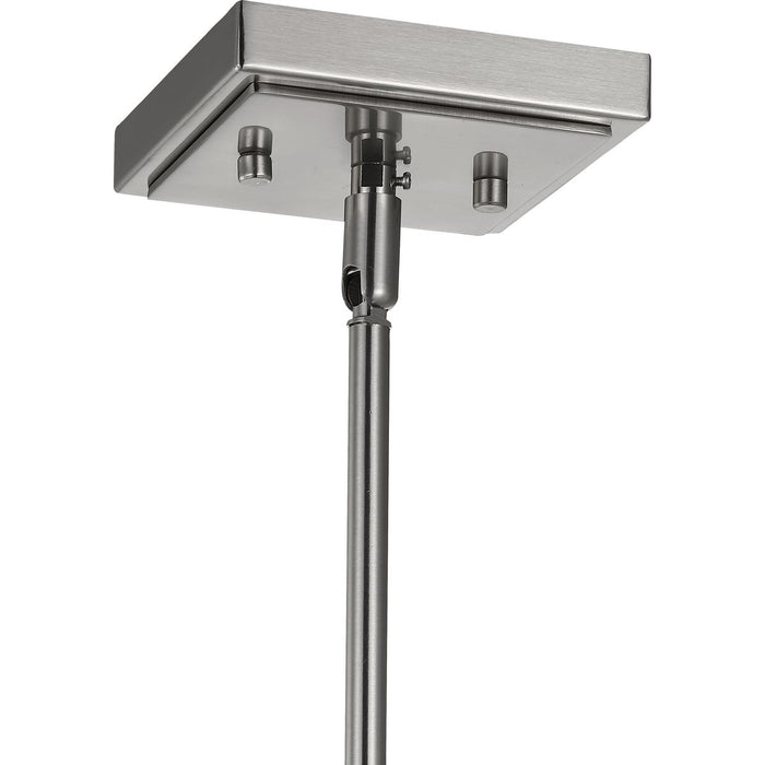 Progress Lighting Atwell Collection Brushed Nickel One-Light Pendant (P500283-009)