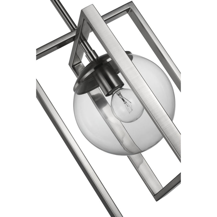 Progress Lighting Atwell Collection Brushed Nickel One-Light Pendant (P500283-009)