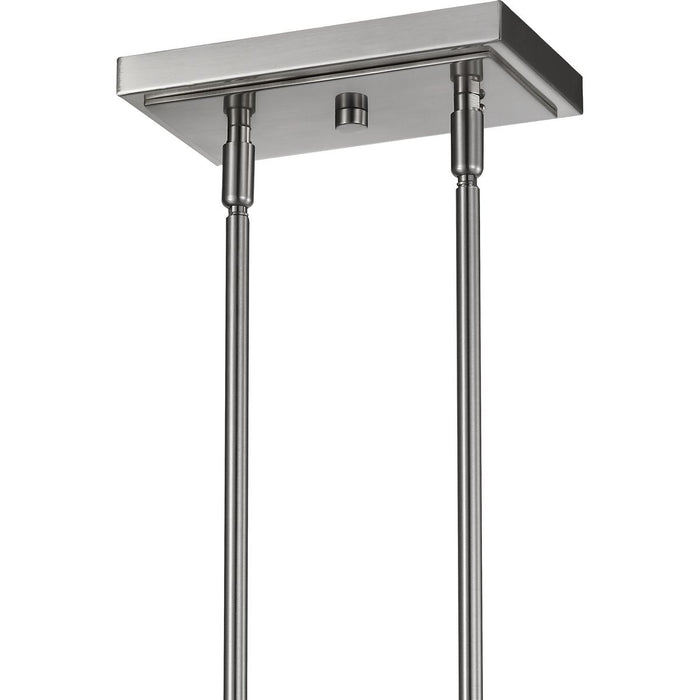 Progress Lighting Atwell Collection Brushed Nickel Two-Light Pendant (P500284-009)