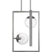 Progress Lighting Atwell Collection Brushed Nickel Two-Light Pendant (P500284-009)