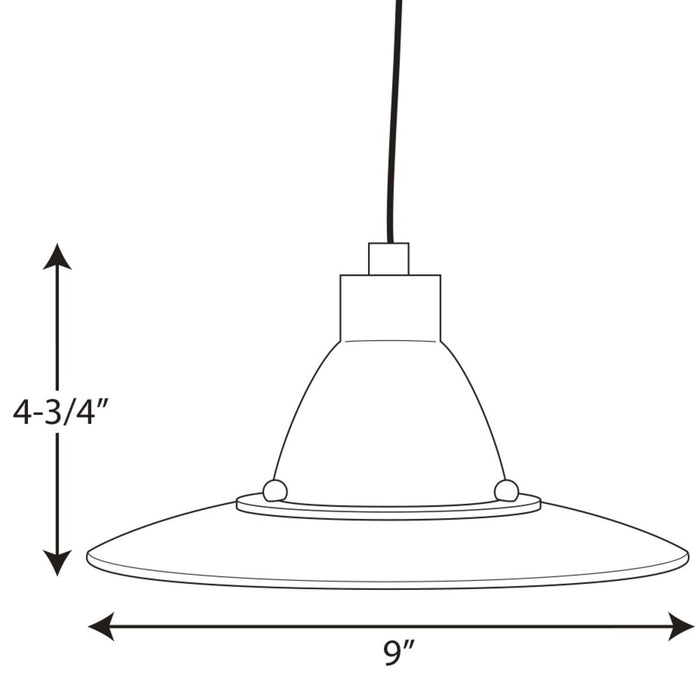 Progress Lighting Avant LED Collection One-Light Mini-Pendant 3000K (P5072-2030K9)
