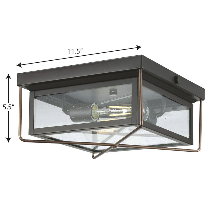 Progress Lighting Barlowe Collection 2 Light 60W Medium Base Flush Mount Fixture (P550069-020)