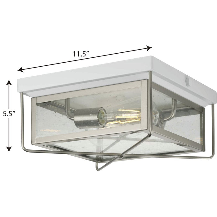 Progress Lighting Barlowe Collection 2 Light 60W Medium Base Flush Mount Fixture (P550069-135)