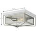 Progress Lighting Barlowe Collection 2 Light 60W Medium Base Flush Mount Fixture (P550069-135)