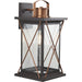 Progress Lighting Barlowe Collection Antique Bronze One-Light Large Wall Lantern (P560158-020)