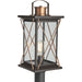 Progress Lighting Barlowe Collection Antique Bronze One-Light Post Lantern (P540068-020)