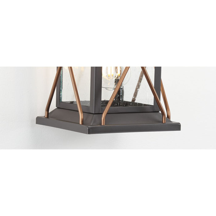 Progress Lighting Barlowe Collection Antique Bronze One-Light Small Wall Lantern (P560156-020)