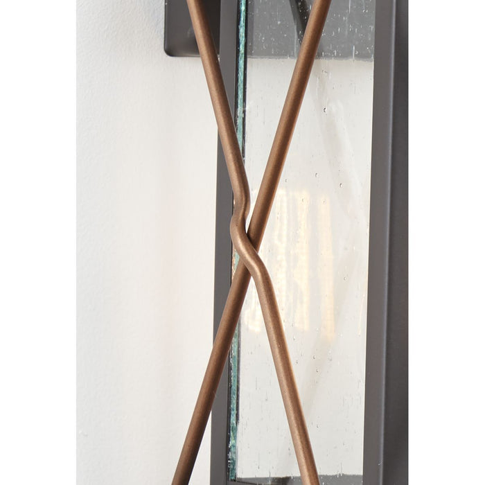 Progress Lighting Barlowe Collection Antique Bronze One-Light Small Wall Lantern (P560156-020)