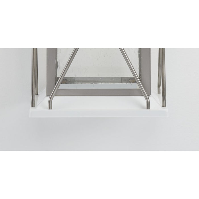 Progress Lighting Barlowe Collection Stainless Steel One-Light Medium Wall Lantern (P560157-135)