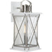 Progress Lighting Barlowe Collection Stainless Steel One-Light Medium Wall Lantern (P560157-135)