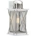 Progress Lighting Barlowe Collection Stainless Steel One-Light Medium Wall Lantern (P560157-135)