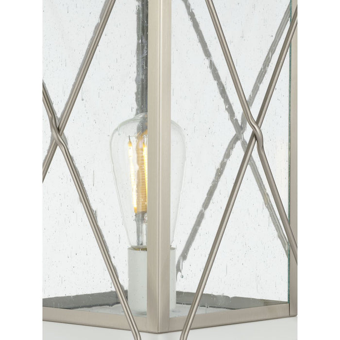 Progress Lighting Barlowe Collection Stainless Steel One-Light Post Lantern (P540068-135)